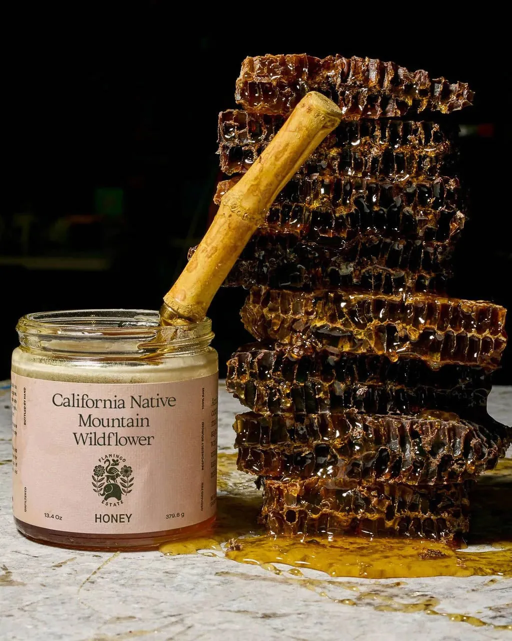 California Native Mountain Wildflower Honey