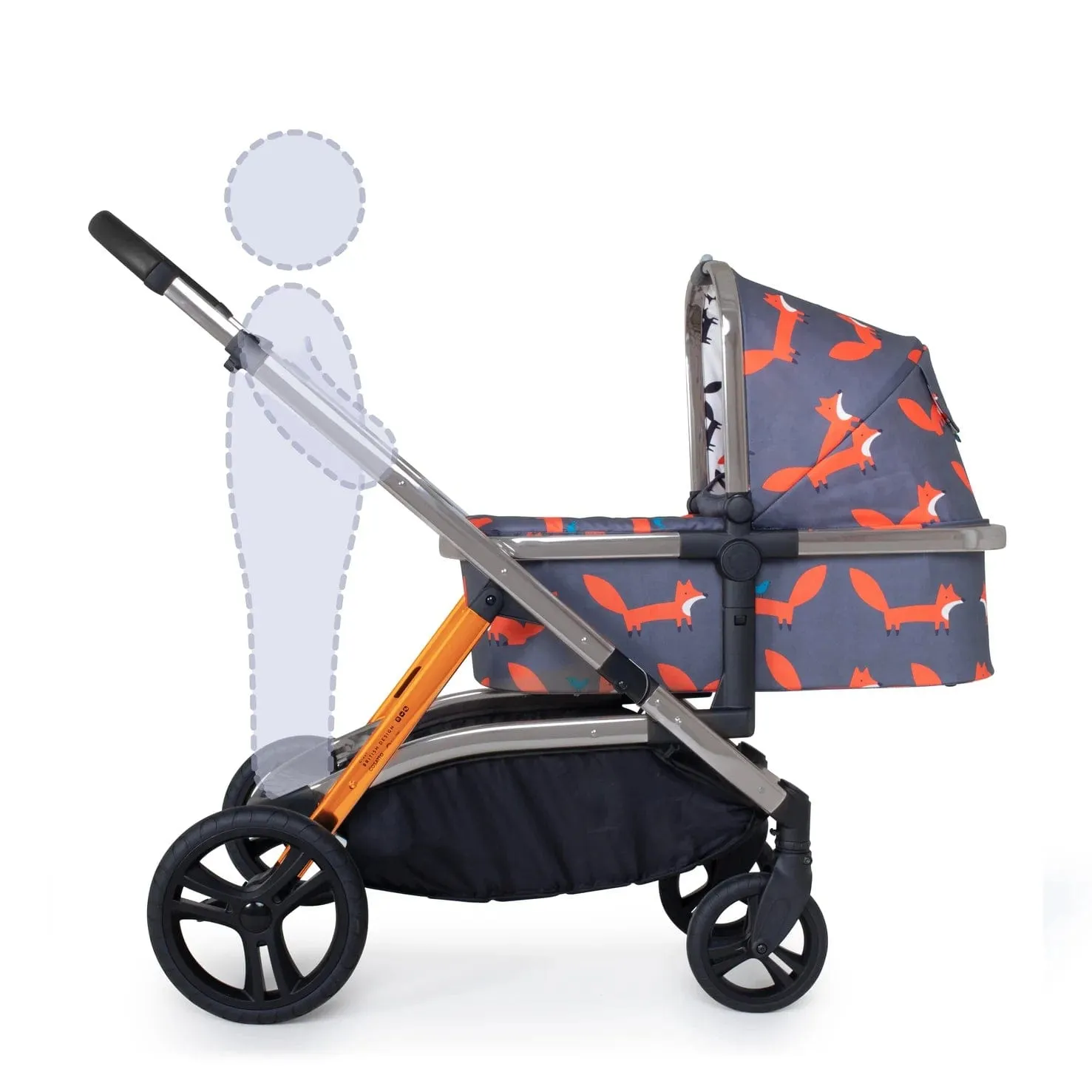 Cosatto Wow XL i-Size Bundle - Charcoal Mister Fox (Ex-Display)