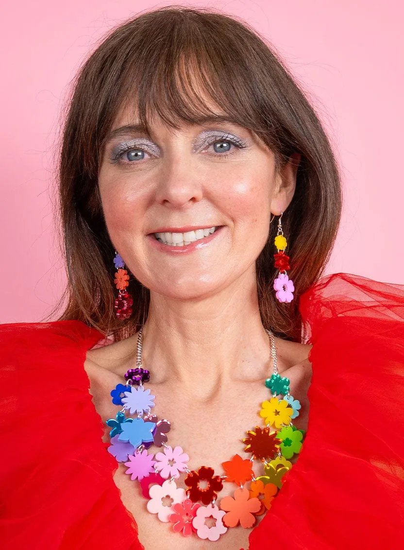 Festival of Flowers Statement Necklace