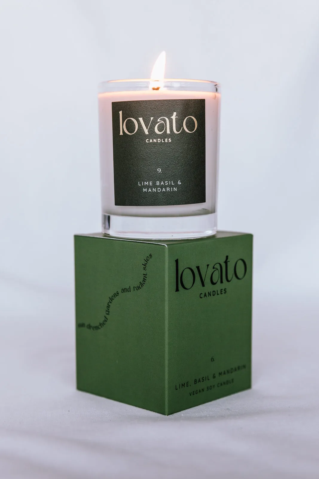 Medium Candle in Box - Lime, Basil & Mandarin
