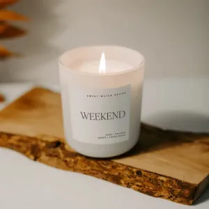 Weekend 15 oz Soy Candle in Matte Jar