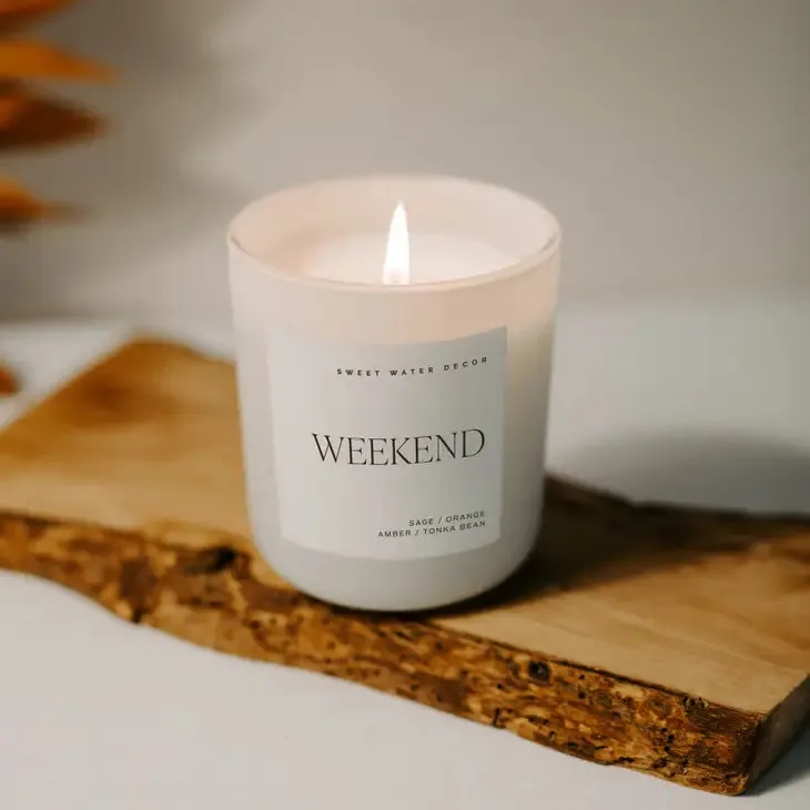 Weekend 15 oz Soy Candle in Matte Jar