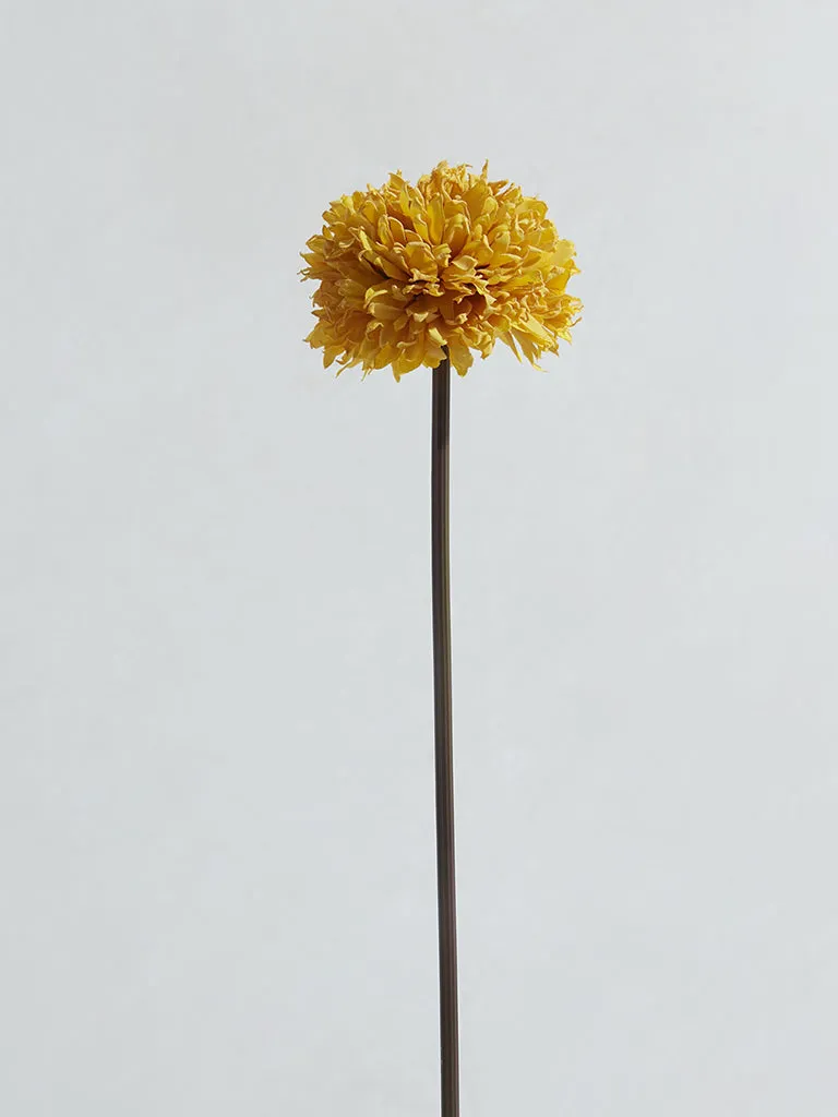 Westside Home Yellow Artificial Marigold Flower