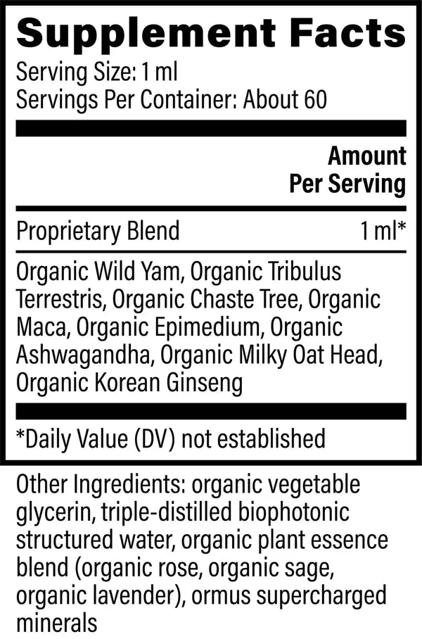 Women's Hormone Balance | Raw Herbal Extract -2 fl oz